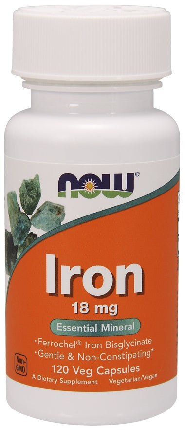 Iron, 18mg - 120 vcaps