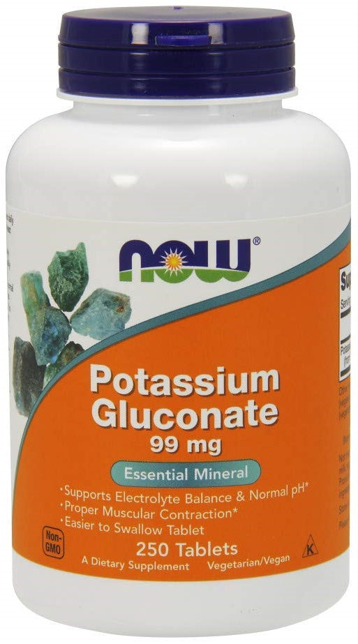 Potassium Gluconate, 99mg - 250 tablets
