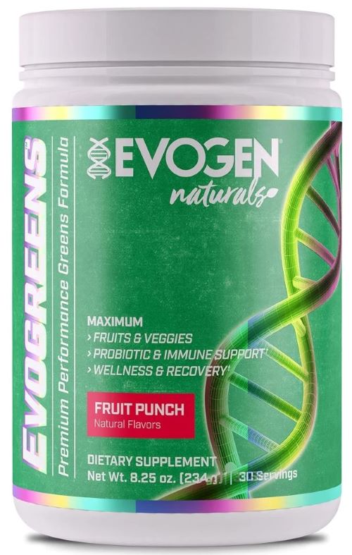 Evogreens Naturals, Fruit Punch - 234g