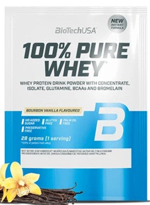 100% Pure Whey, Bourbon Vanilla - 28g (1 serving)