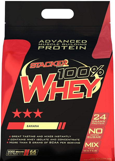 100% Whey, Banana - 2000g