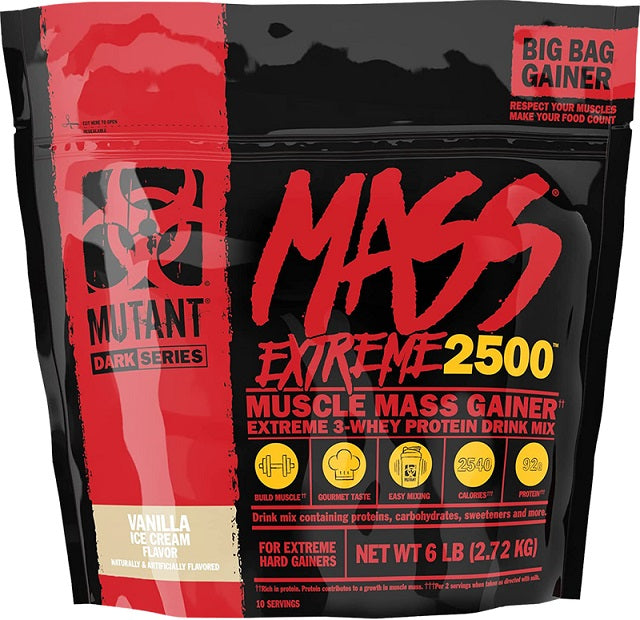 Mutant Mass Extreme 2500, Vanilla Ice Cream - 2720g