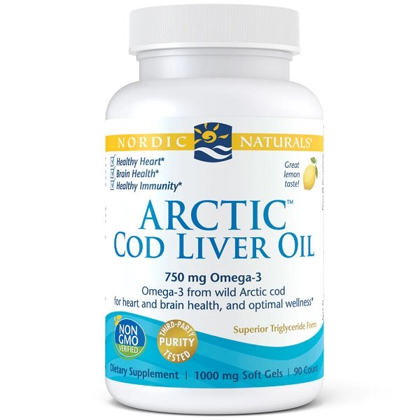 Arctic Cod Liver Oil, 750mg Lemon (EAN 768990577857) - 90 softgels