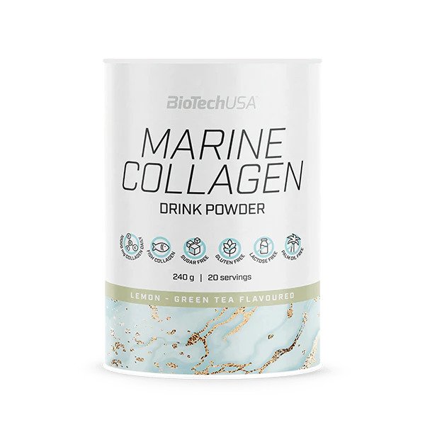 Marine Collagen, Lemon-Green Tea - 240g