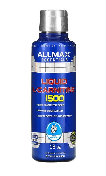 Liquid L-Carnitine 1500, Blue Raspberry - 473 ml.