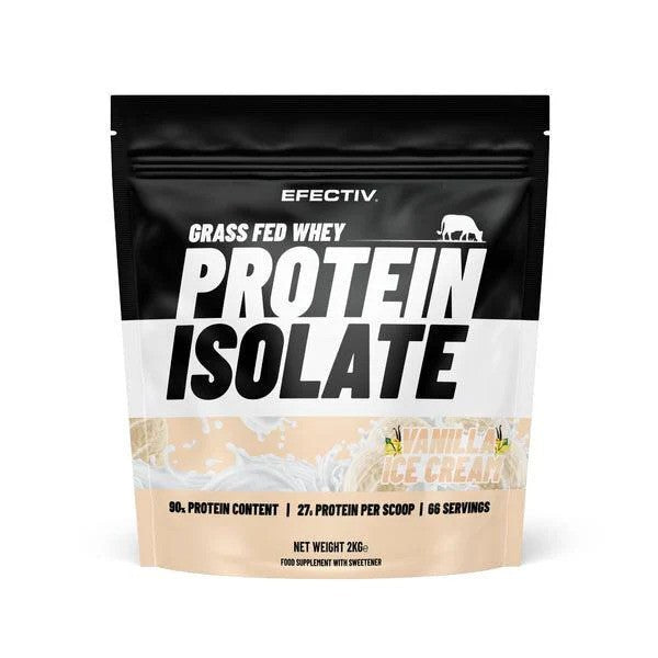 Grass Fed Whey Protein Isolate, Vanilla Ice Cream - 2000g