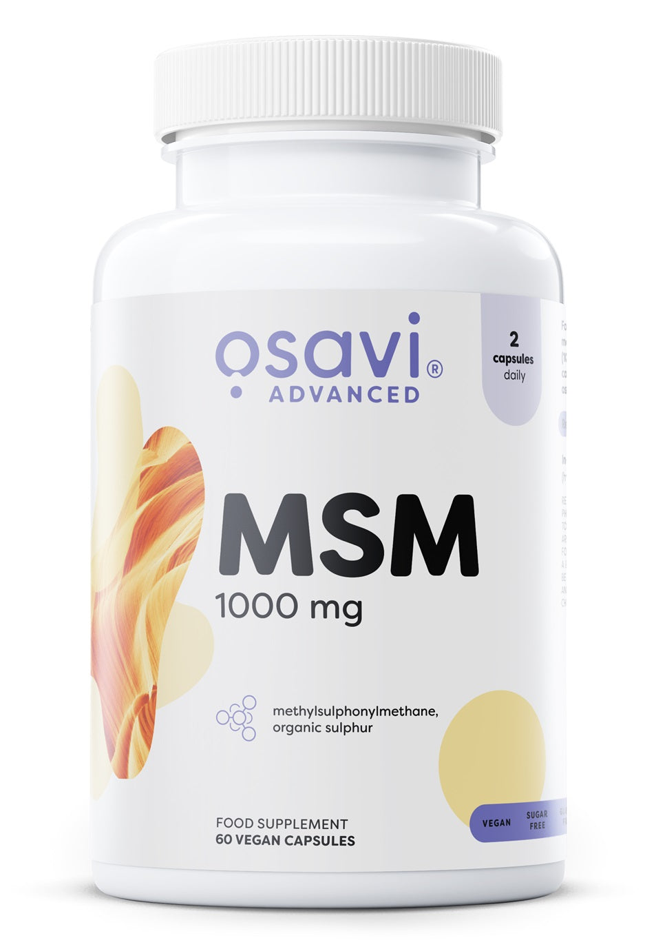 MSM, 1000mg - 60 vcaps