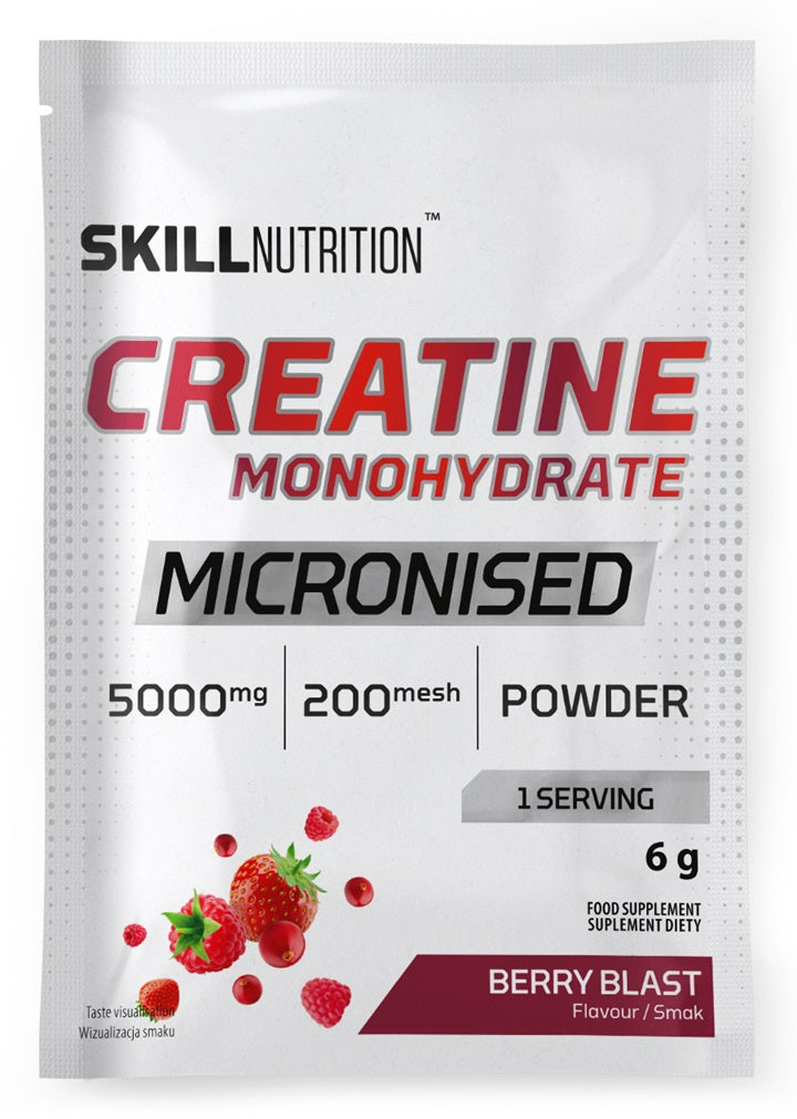 Micronised Creatine Monohydrate, Berry Blast - 6g (1 serving)