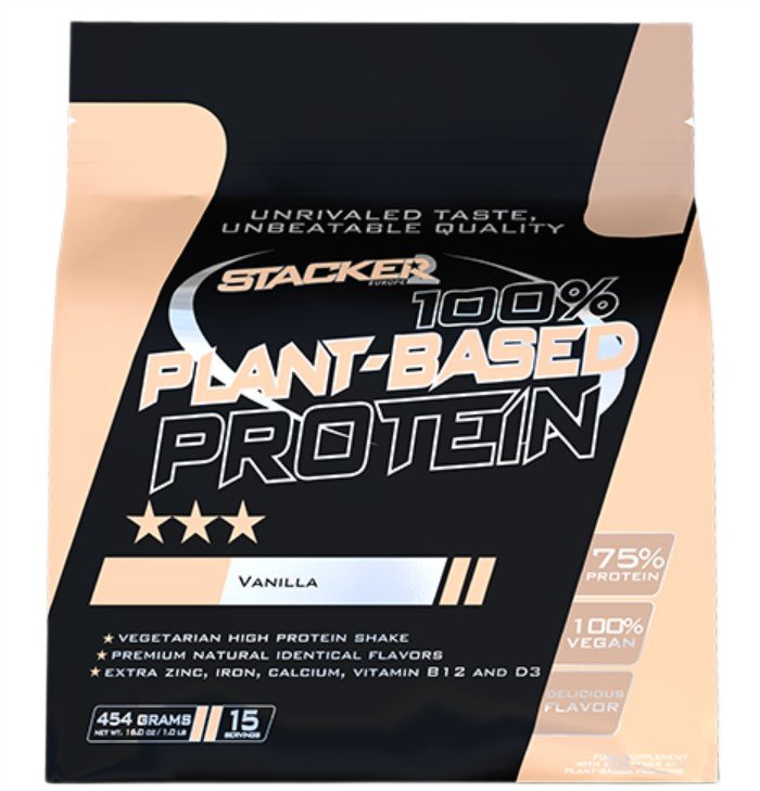 100% Plant Based Protein, Vanilla - 454g