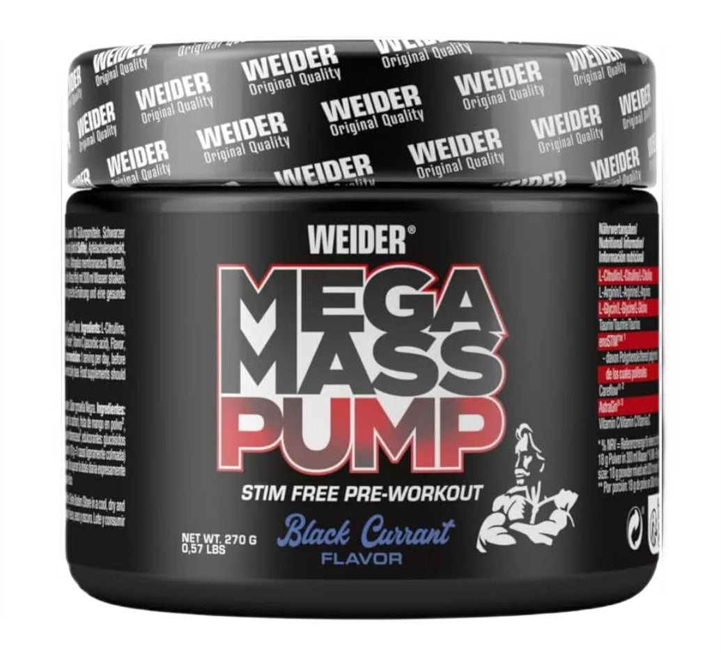 Mega Mass Pump, Black Currant - 270g