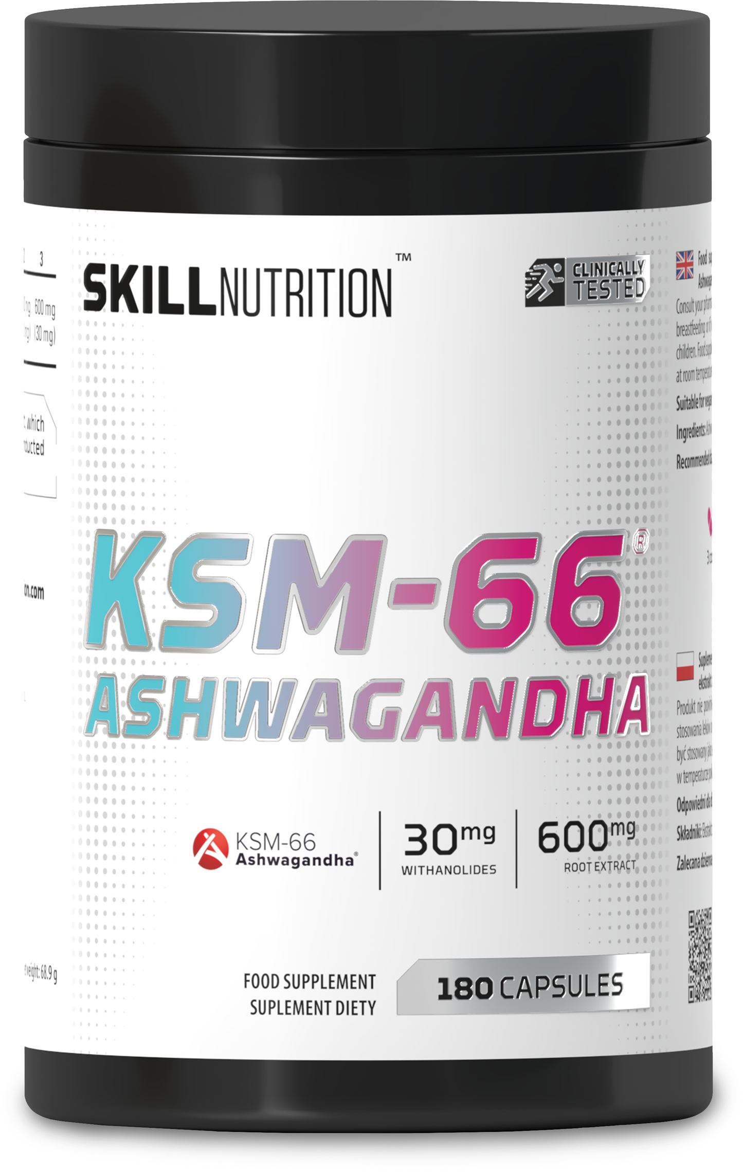 KSM-66 Ashwagandha - 180 vegan caps