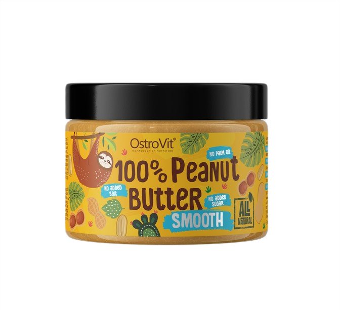 100% Peanut Butter, Smooth - 500g