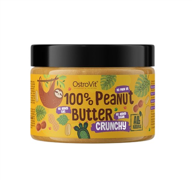 100% Peanut Butter, Crunchy - 500g