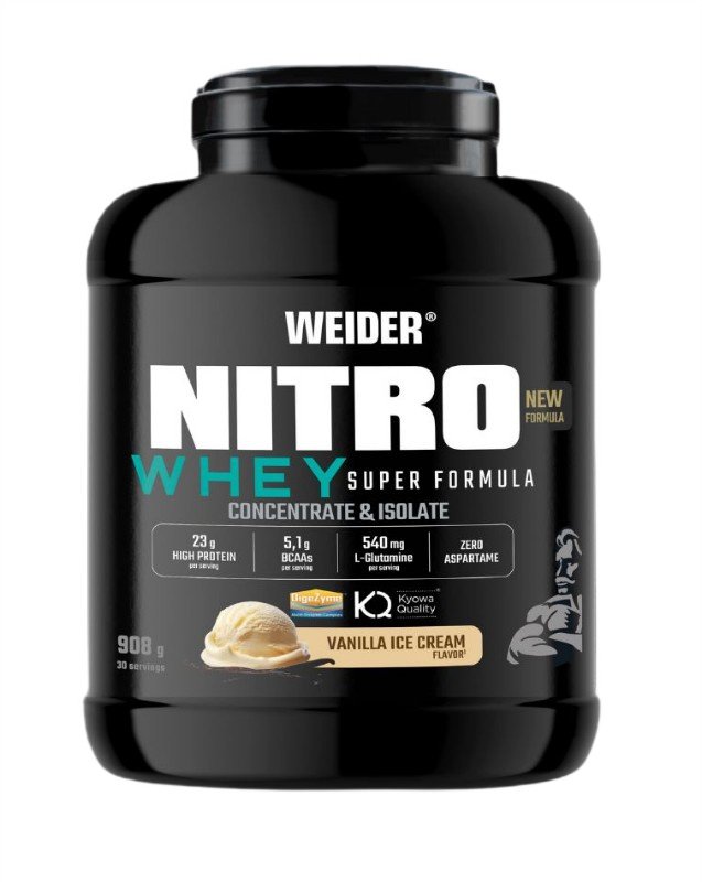 Nitro Whey Super Formula, Vanilla Ice Cream - 908g