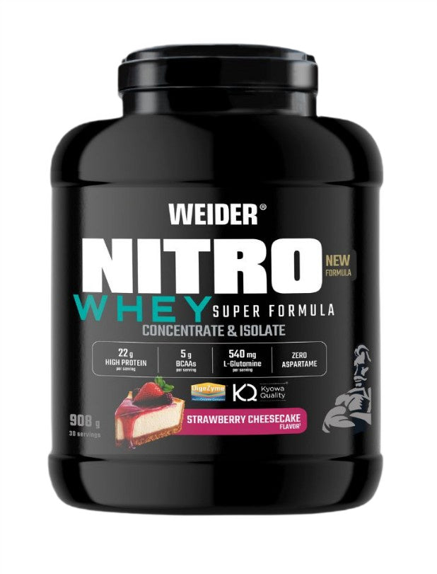 Nitro Whey Super Formula, Strawberry Cheesecake - 908g
