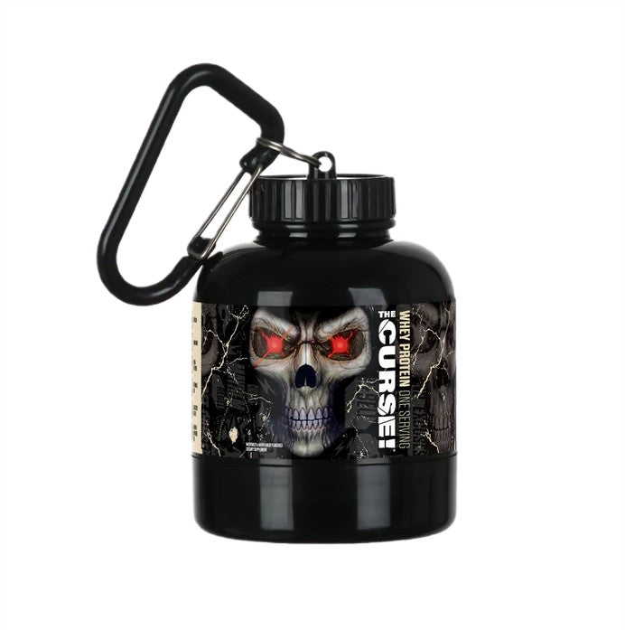 The Curse! Whey Protein Bottle Keychain & Funnel