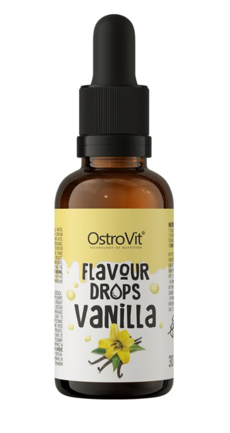 Flavour Drops, Vanilla - 30ml.