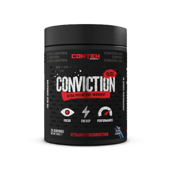 Conviction Elite, Blue Ice Pop - 400g