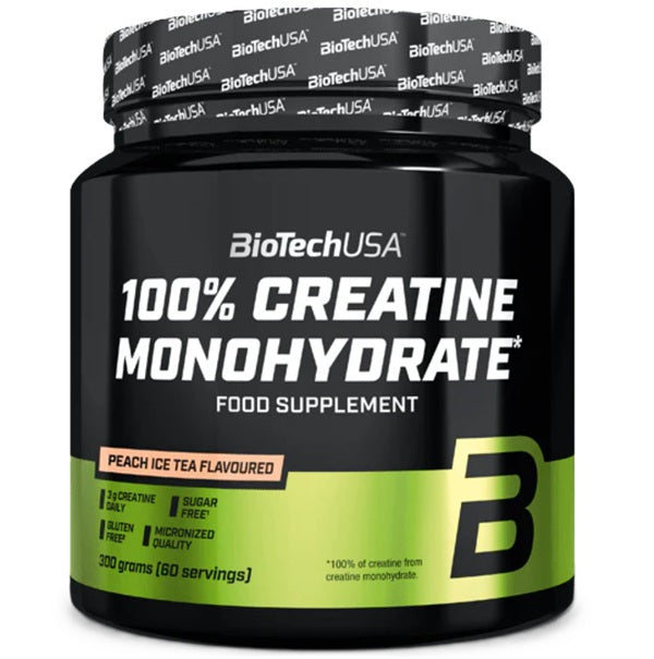 100% Creatine Monohydrate, Peach Ice Tea - 300g