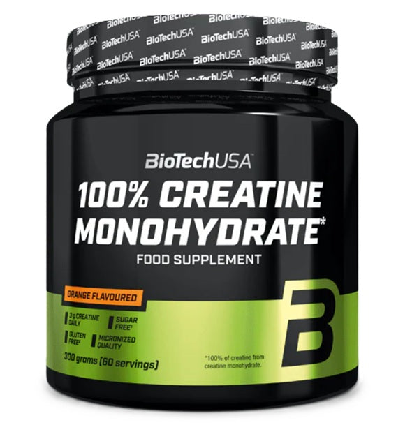 100% Creatine Monohydrate, Orange - 300g