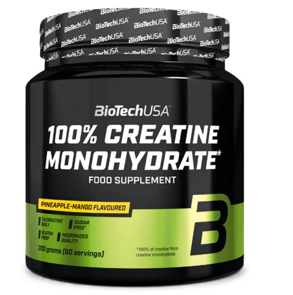 100% Creatine Monohydrate, Pineapple-Mango - 300g