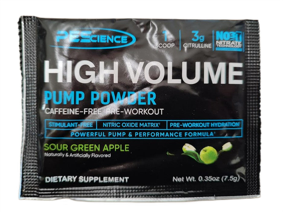 High Volume (New Formula), Sour Green Apple - 7.5g (1 serving)