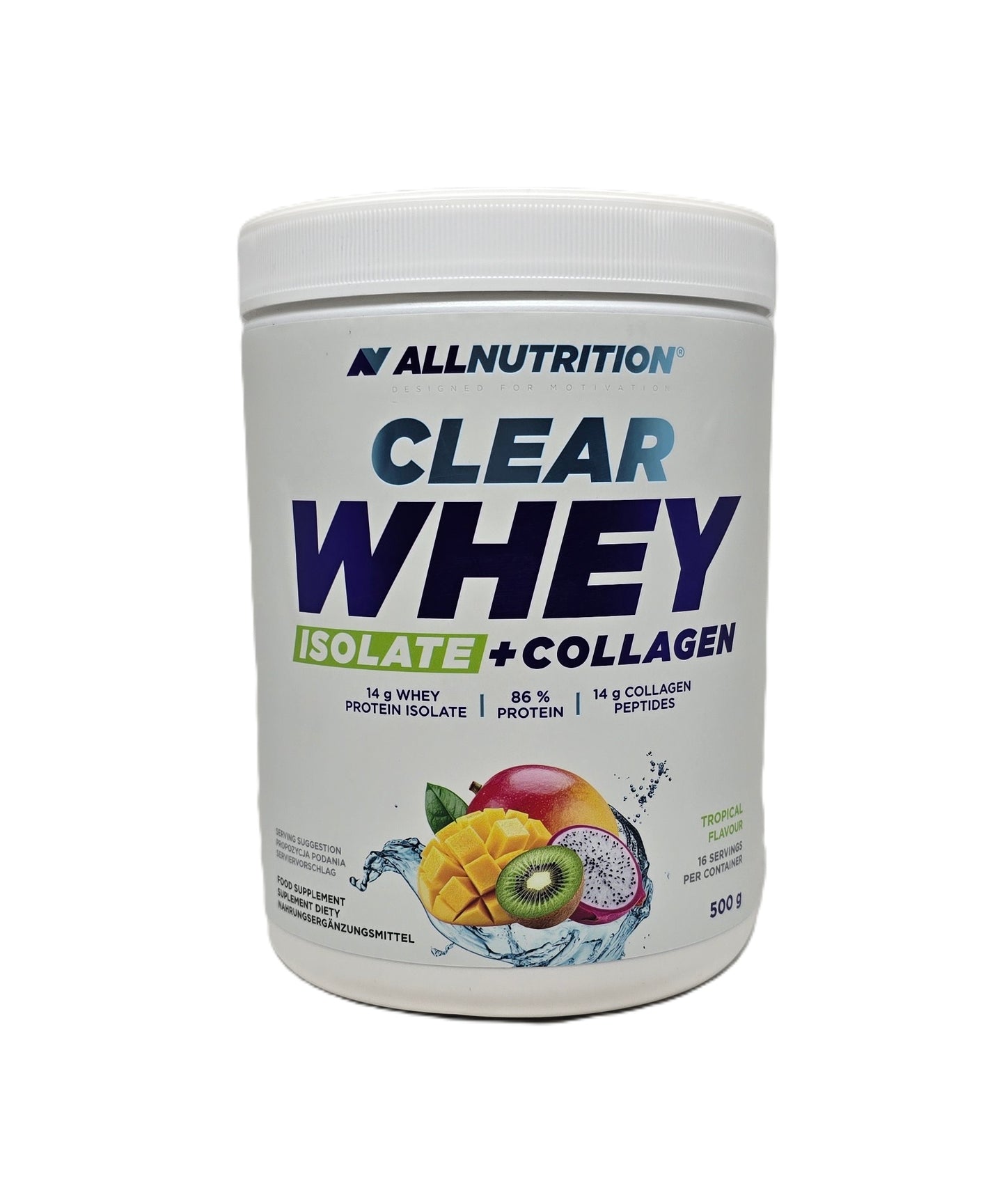 Clear Whey Isolate + Collagen, Tropical - 500g
