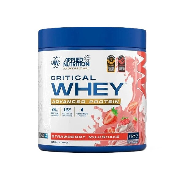 Critical Whey, Strawberry Milkshake - 132g (4 servings)