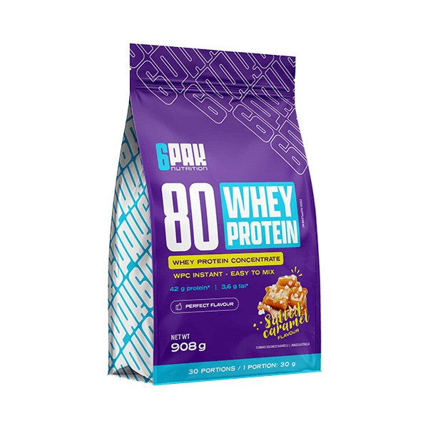 80 Whey Protein, Salted Caramel - 908g