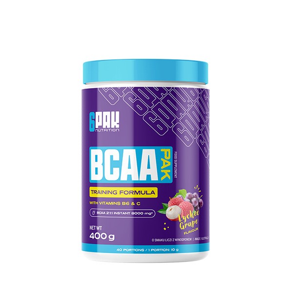 BCAA Pak, Lychee Grape - 400g