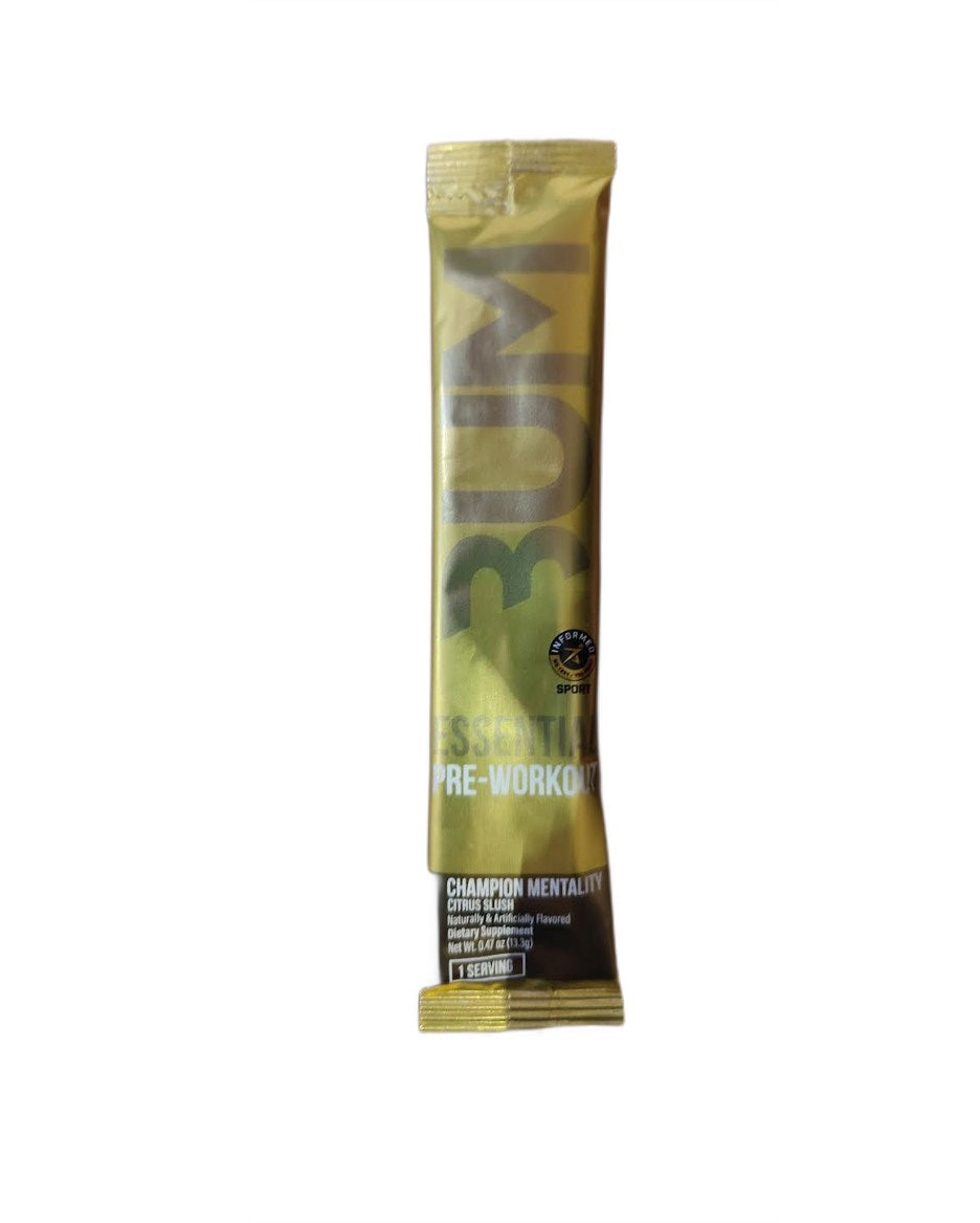 CBUM Essential Pre-Workout, Champions Mentality Citrus Slush - 13.3g (1 serving)
