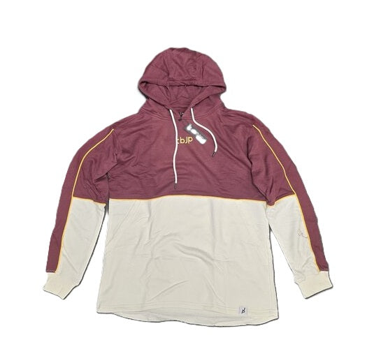 TBJP Hoodie, Red White - X-Large