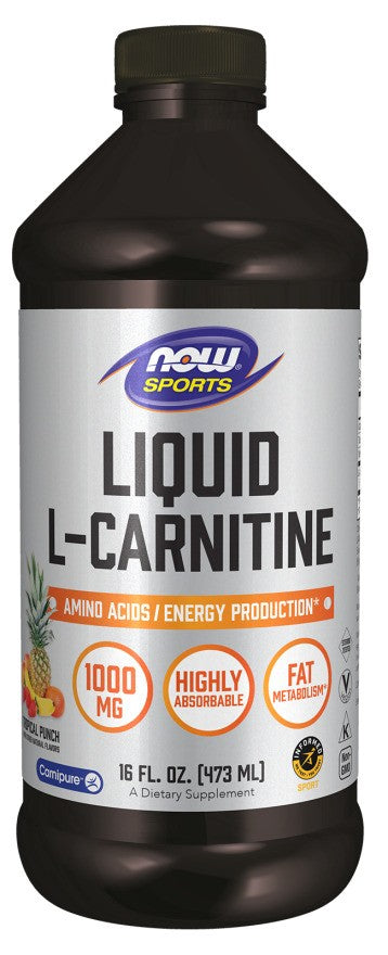 Liquid L-Carnitine, 1000mg Tropical Punch - 473 ml.