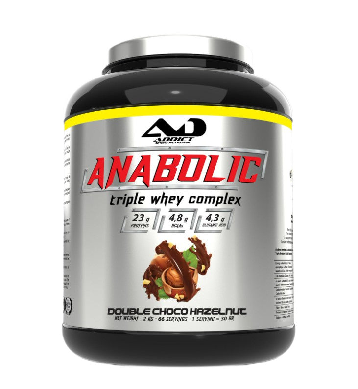 Anabolic Triple Whey Complex, Double Choco Hazelnut - 2000g