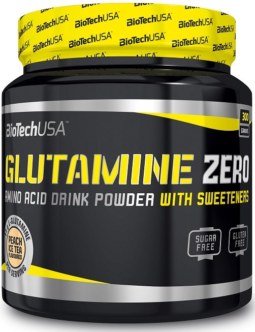 Glutamine Zero, Peach Ice Tea - 300g