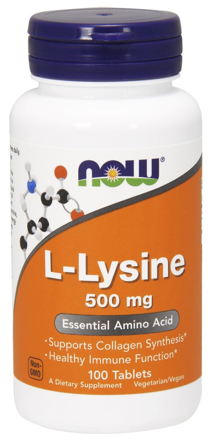 L-Lysine, 500mg - 100 tablets