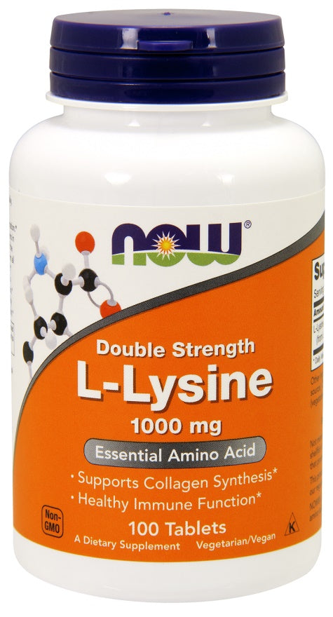 L-Lysine, 1000mg - 100 tabs