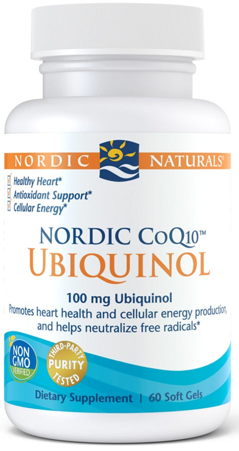 Nordic CoQ10 Ubiquinol, 100mg - 60 softgels