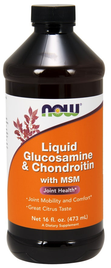Glucosamine & Chondroitin with MSM Liquid - 473ml.