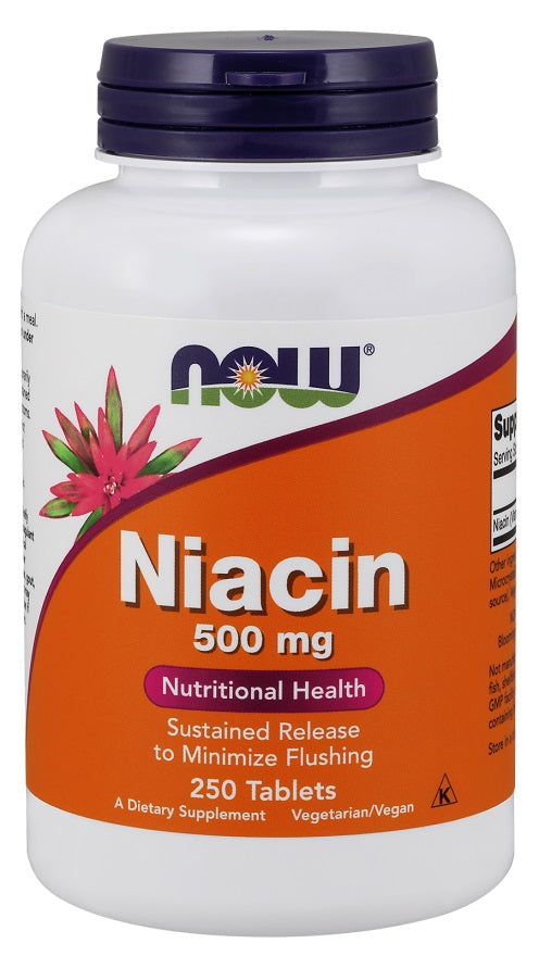 Niacin, 500mg - 250 tabs