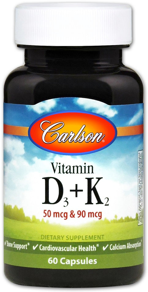 Vitamin D3 + K2 - 60 caps