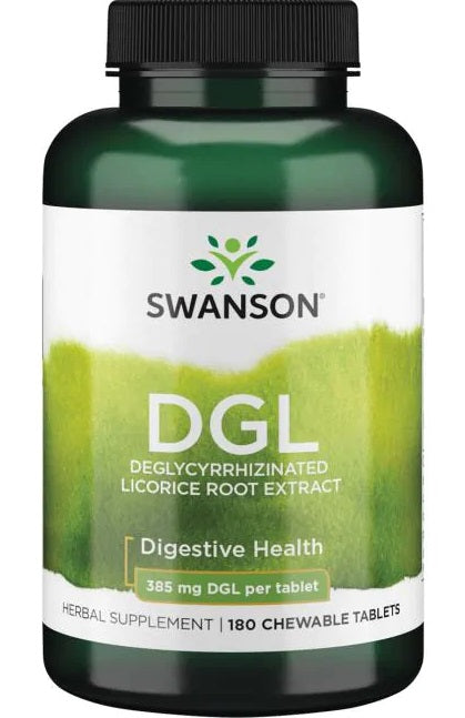DGL, 385mg  - 180 chewable tablets