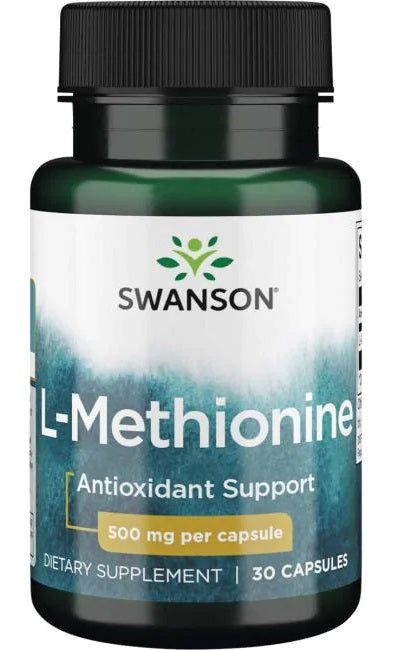 L-Methionine, 500mg - 30 caps