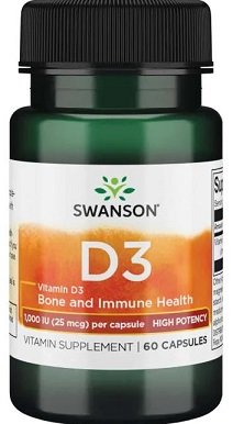 Vitamin D-3, 1000 IU - 60 caps