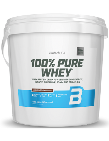 100% Pure Whey, Chocolate - 4000g