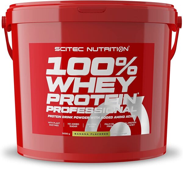 100% Whey Protein Professional, Banana - 5000g