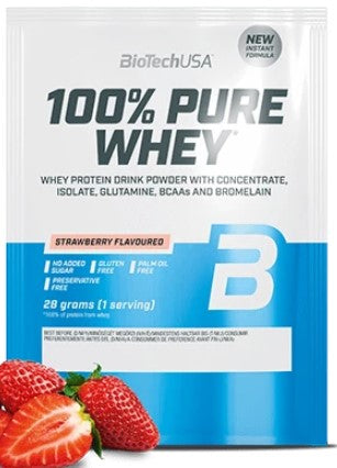 100% Pure Whey, Strawberry - 28g (1 serving)