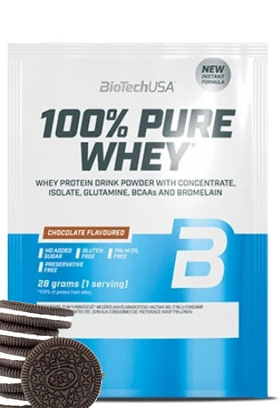 100% Pure Whey, Cookies & Cream - 28g (1 serving)
