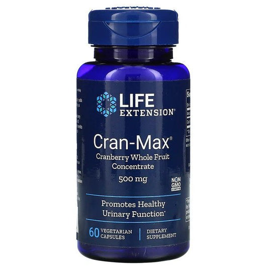 Cran-Max Cranberry Whole Fruit Concentrate, 500mg - 60 vcaps