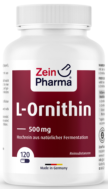 L-Ornithine, 500mg - 120 caps